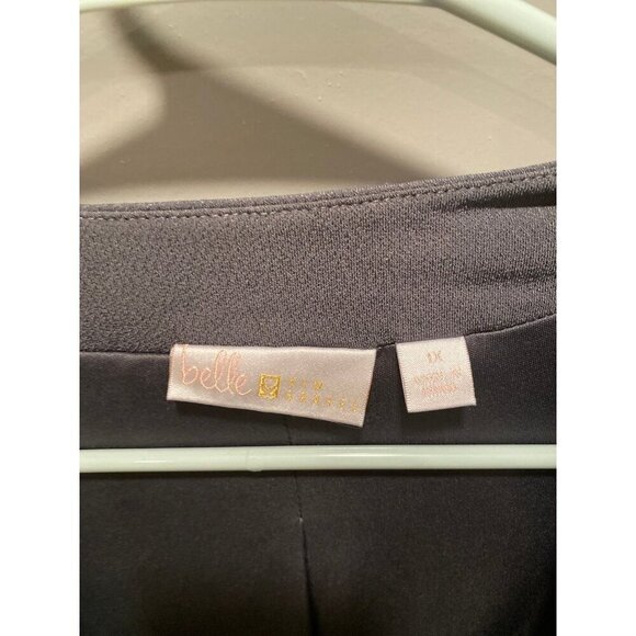 Belle by Kim Gravel 1X Charcoal Blazer | Zipper Detail, Fully Lined - Picture 2 of 5